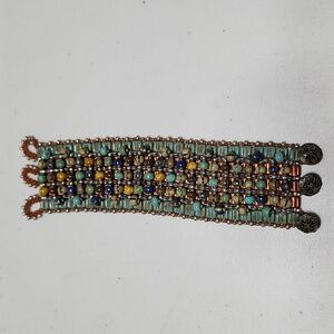 Native Handmade Multi Stone Beaded Bracelet